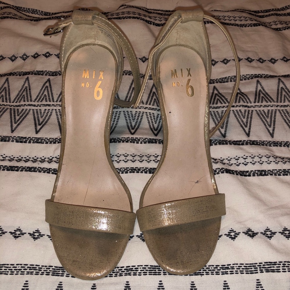 Gold Heels From DSW